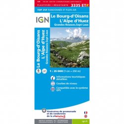 Acheter IGN Top 25 Le Bourg d'Oisans Résistante /3335et