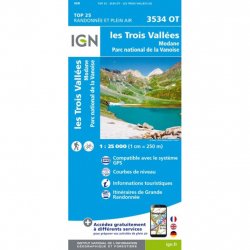 Acheter IGN Top 25 Les Trois Vallées - Modane /3534ot