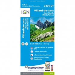 Acheter IGN Top 25 Villard De Lans/mont aiguille /3236ot