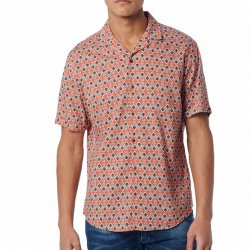 Acheter NO EXCESS Shirt Short Sleeve Resort Collar Allover Printed /papaya