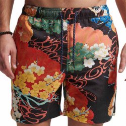Acheter SUPERDRY Vintage Hawaiian Swimshort /momotose rouge mix motif