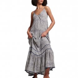 Acheter SUPERDRY Vintage Long Beach Cami Dress /maze motif marine