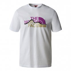 Acheter THE NORTH FACE Mountain Line Tee /blanc violet cactus flower