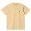 CARHARTT WIP Chase Ss Tshirt /citron or