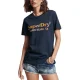 SUPERDRY Vintage Rainbow Tee /bleu nuit marine