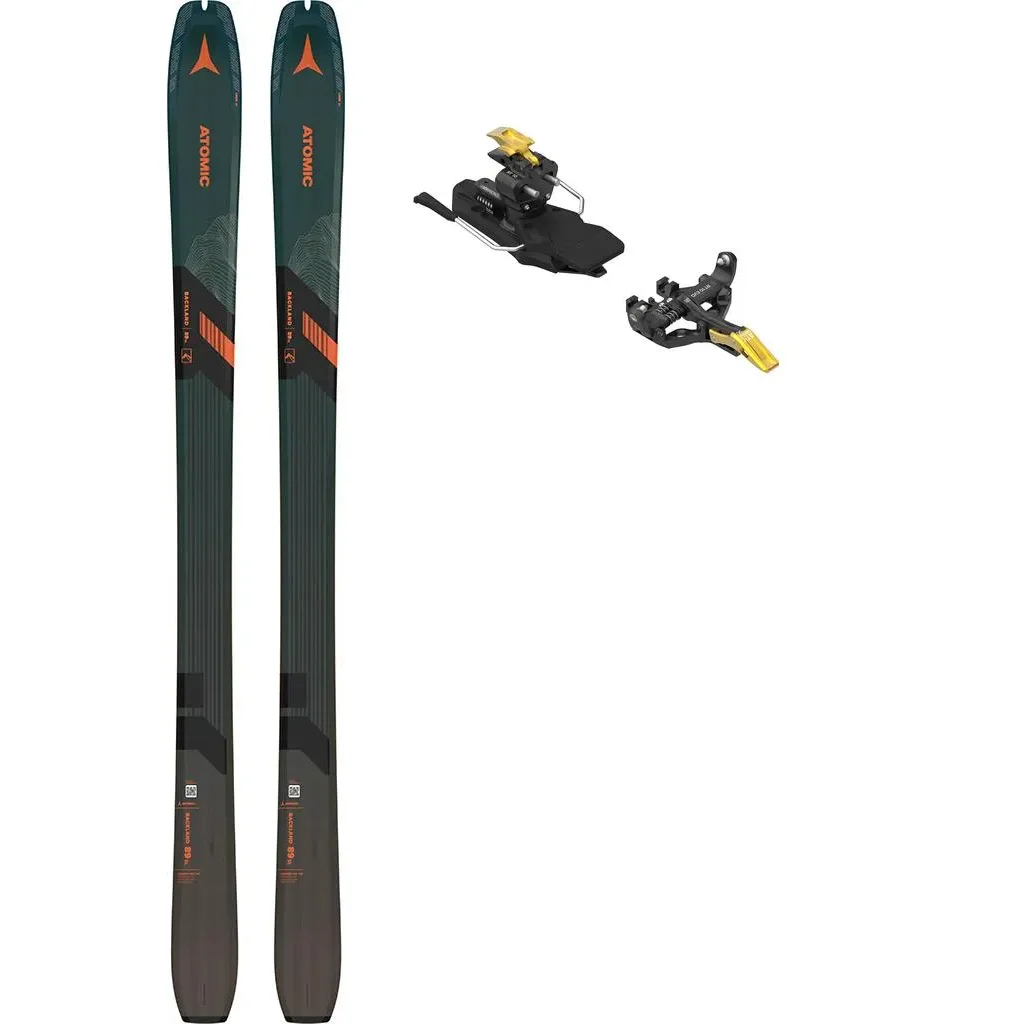 ATOMIC Backland 89 Sl /grey orange + Fix ATK Rt 10 Evo /freins 97mm