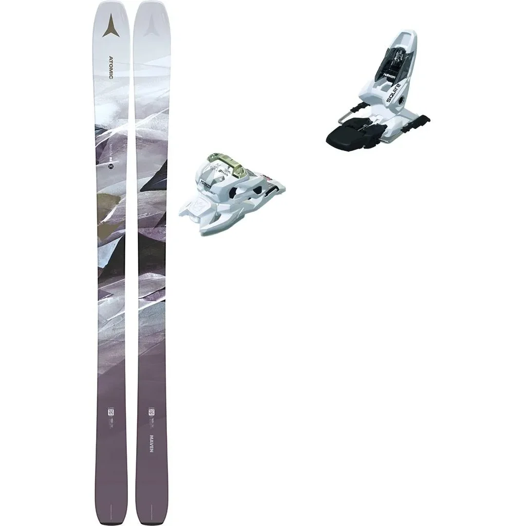 ATOMIC Maven 86 W + Fix MARKER Squire 11 /white