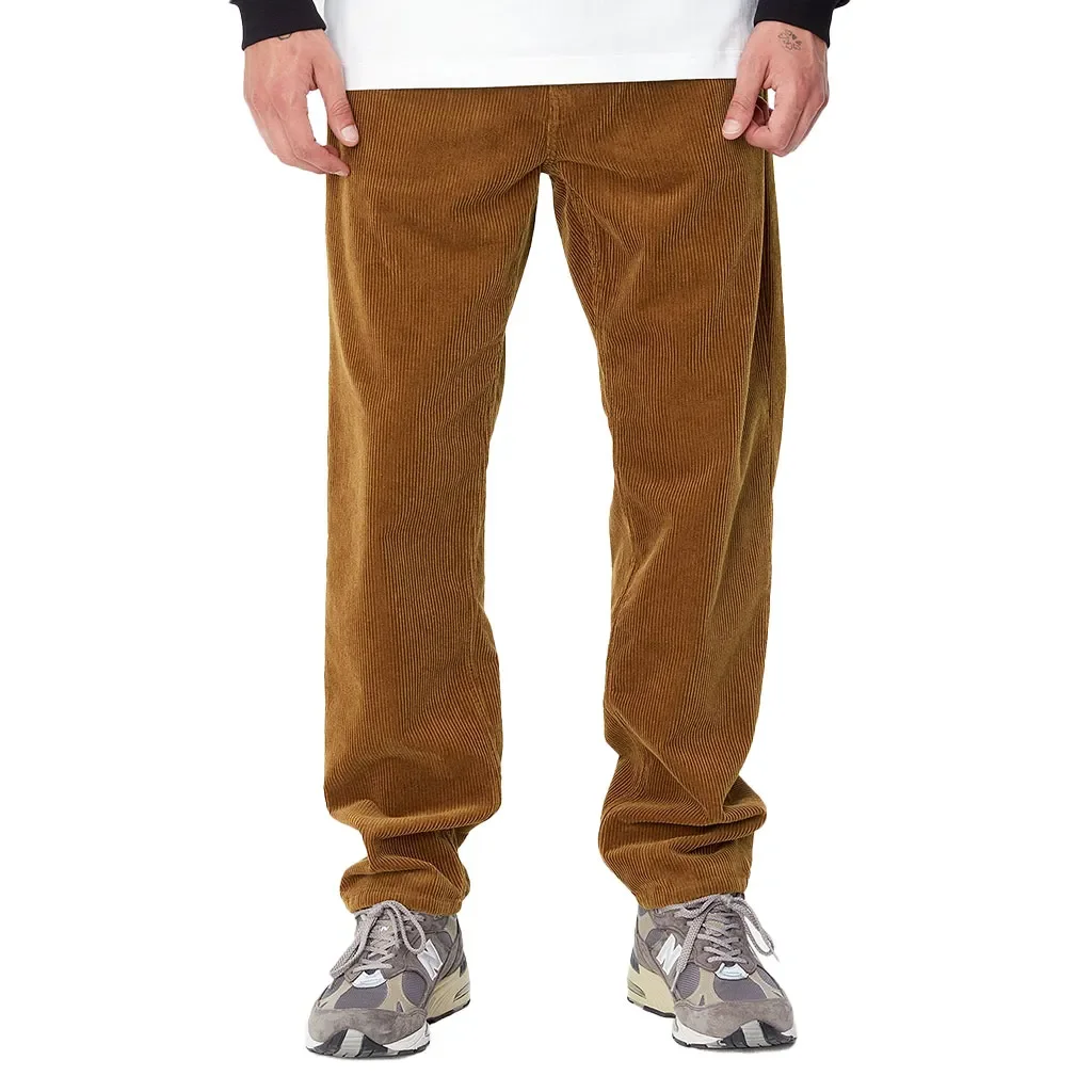 CARHARTT WIP Newel Pant /deep h brown rinsed
