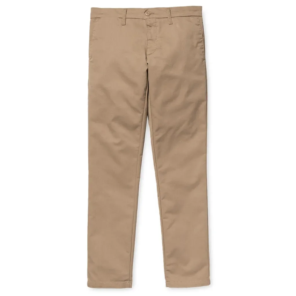 CARHARTT WIP Sid Pant Lamar /Leather Rinsed