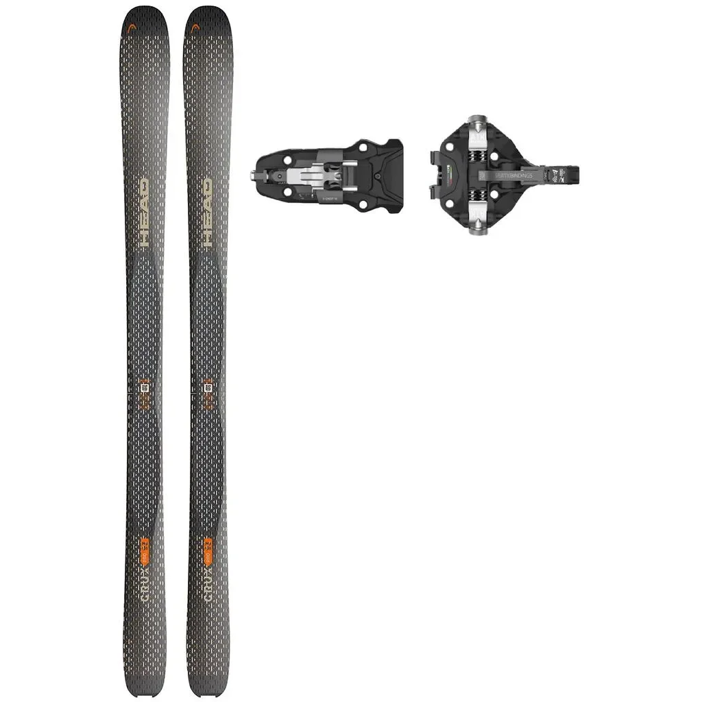 HEAD Crux 93 Pro + Fix ATK V-Crest 10 LT /noir titanium