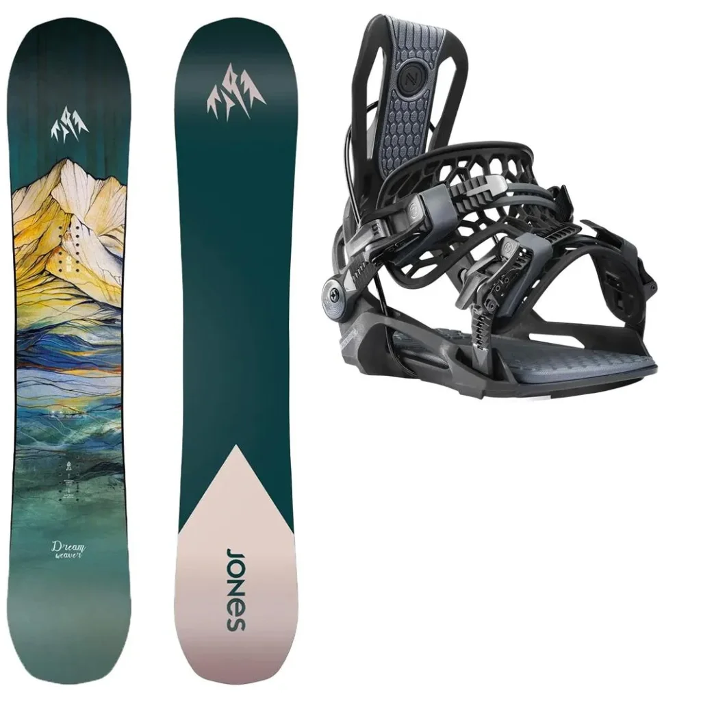 JONES Dream Weaver + Fix NIDECKER Flow Fenix /black