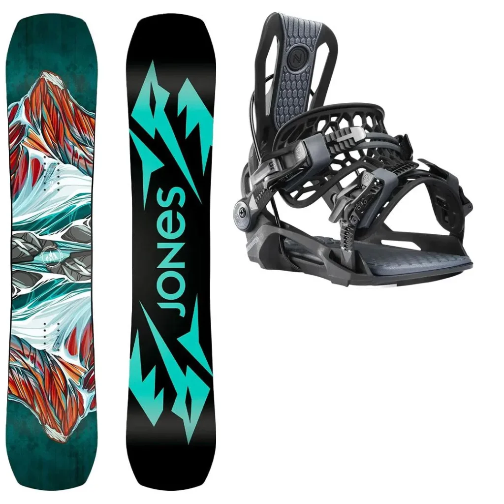 JONES Twin Sister + Fix NIDECKER Flow Fenix /black