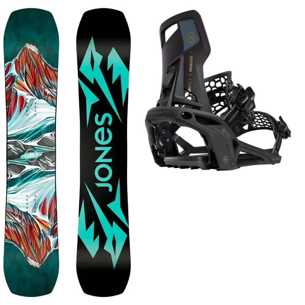 JONES Twin Sister + Fix NIDECKER OG Supermatic /black