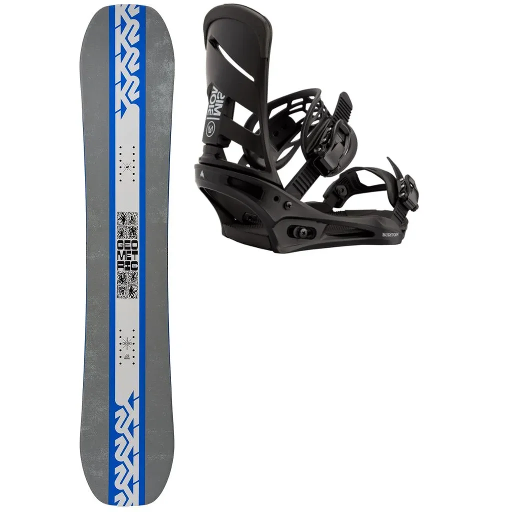 K2 Geometric Wide + Fix BURTON Mission /black