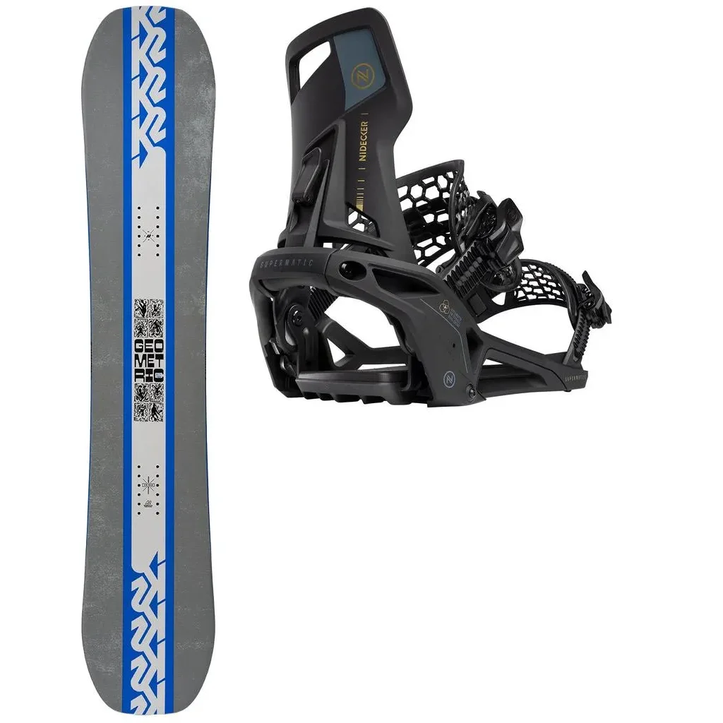 K2 Geometric Wide + Fix NIDECKER OG Supermatic /noir