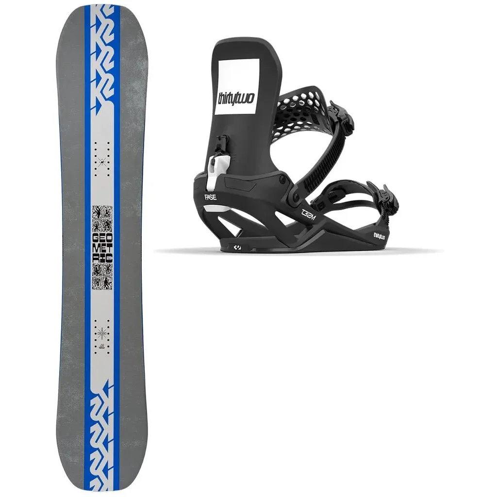 K2 Geometric Wide + Fix THIRTYTWO T32M Fase /black