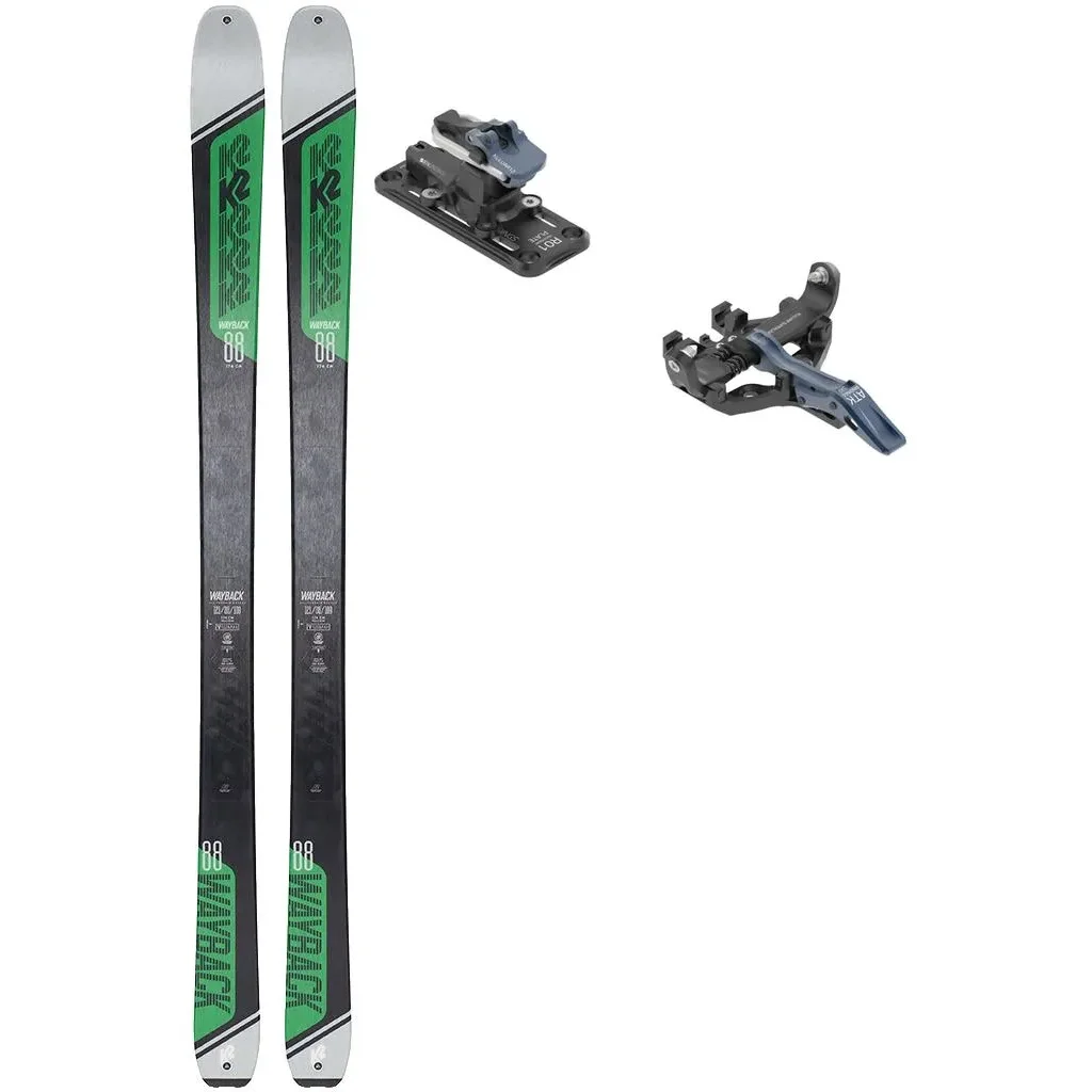 K2 Wayback 88 + Fix ATK Kuluar 12 Superlight /bleu marine