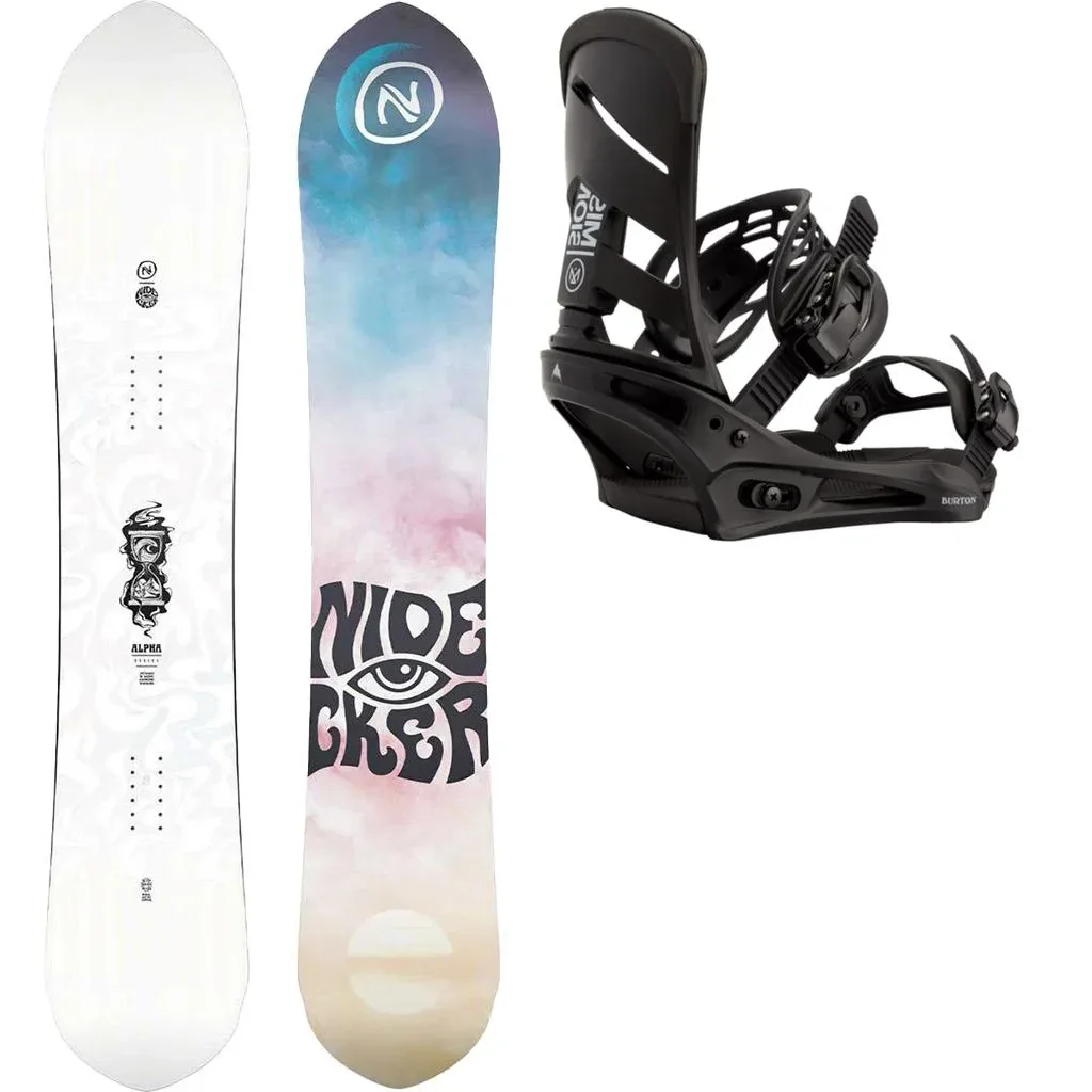 NIDECKER Alpha + Fix BURTON Mission /black