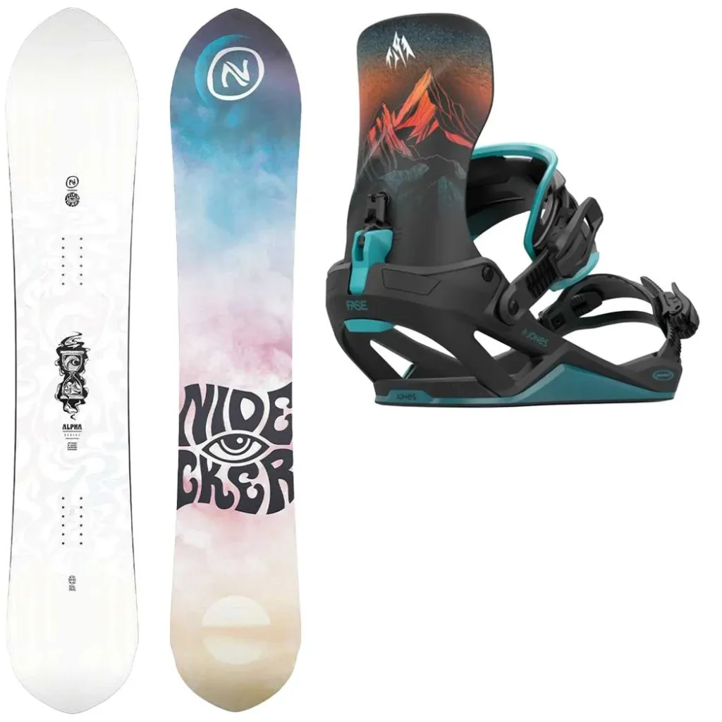 NIDECKER Alpha + Fix JONES Mercury Fase Blue Art