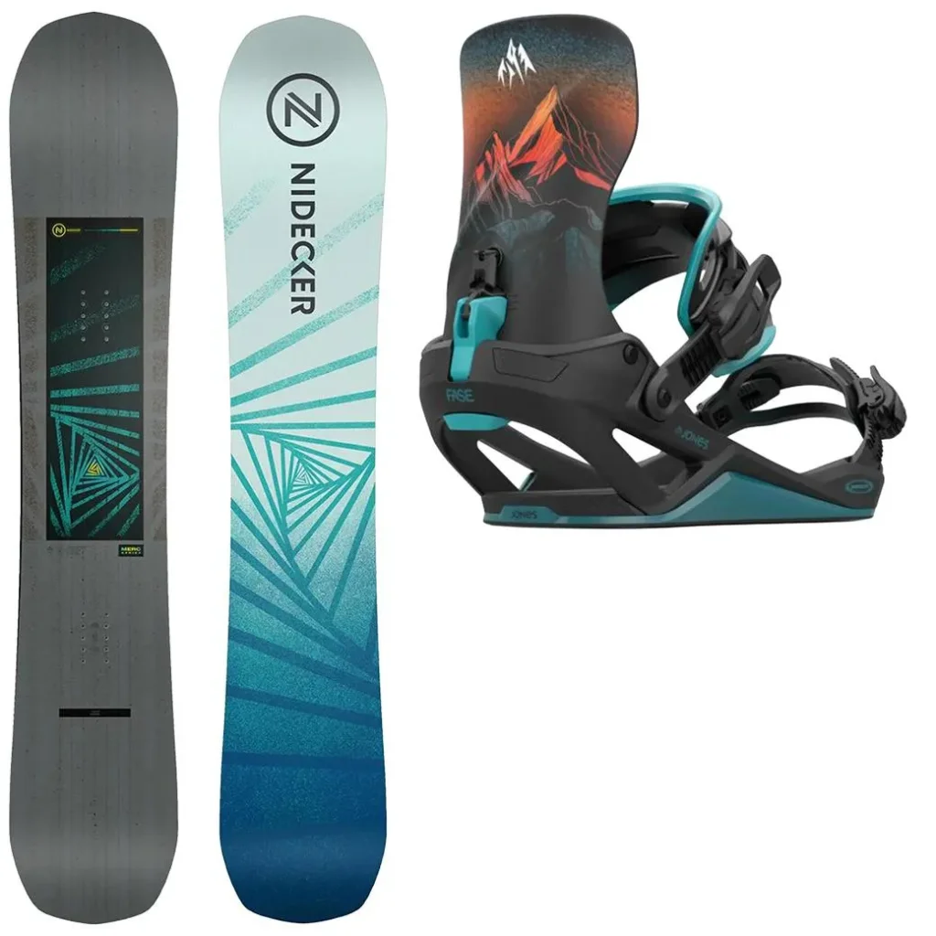 NIDECKER Merc + Fix JONES Mercury Fase Blue Art