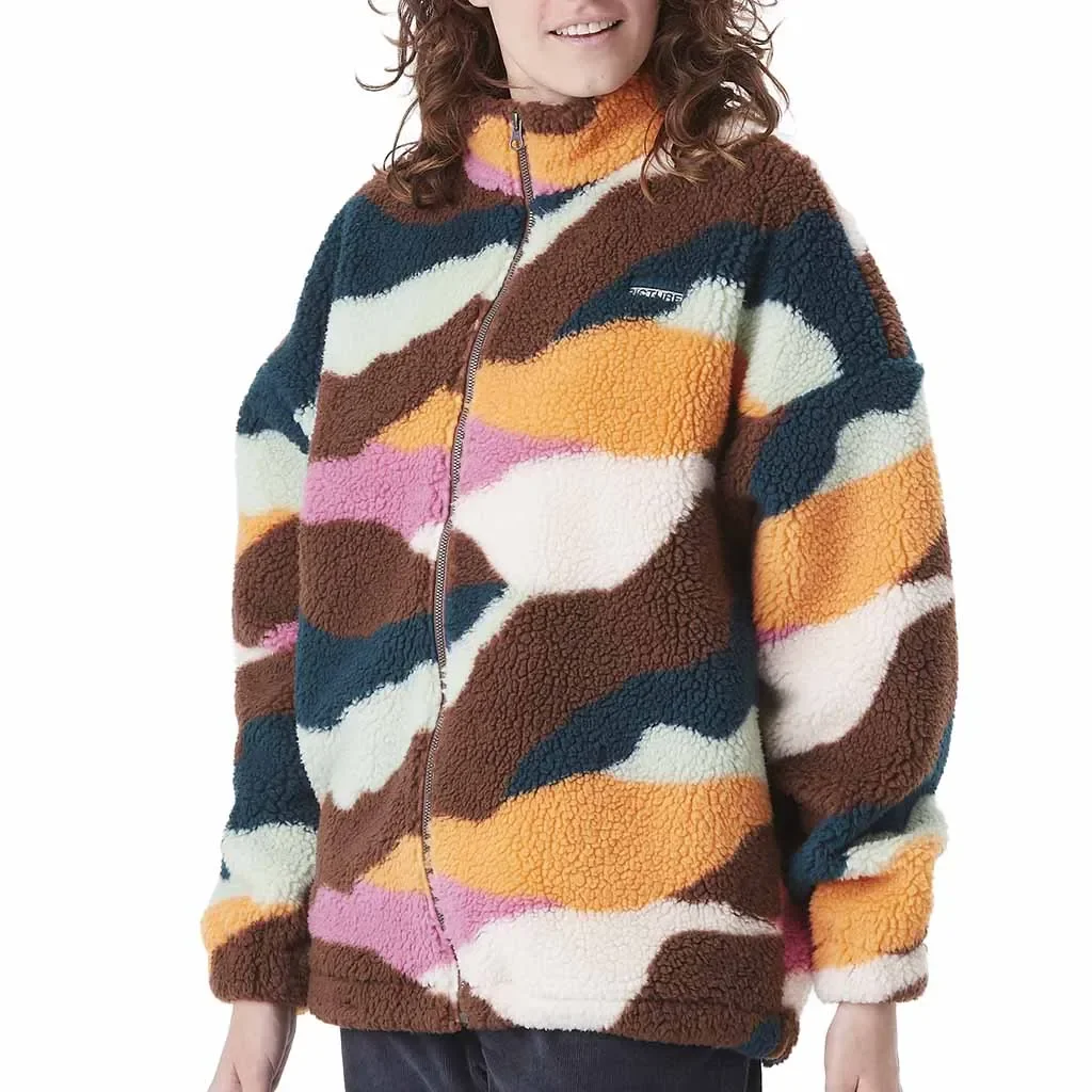PICTURE ORGANIC Gypsi Zip Fleece /strates print