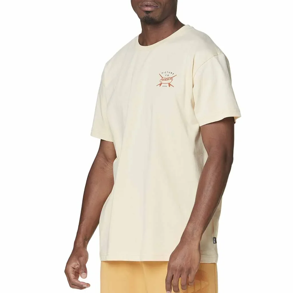 PICTURE ORGANIC Surfood Tee /wood ash