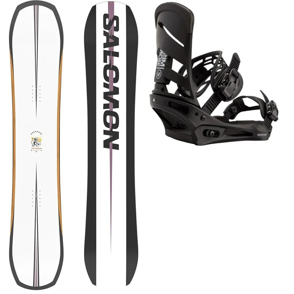 SALOMON Assassin /2024 + Fix BURTON Mission /noir