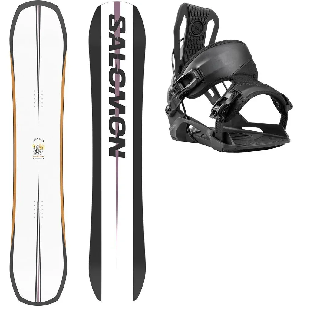 SALOMON Assassin /2024 + Fix NIDECKER Flow Nexus /noir