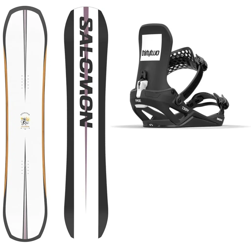 SALOMON Assassin /2024 + Fix THIRTYTWO T32M Fase /noir