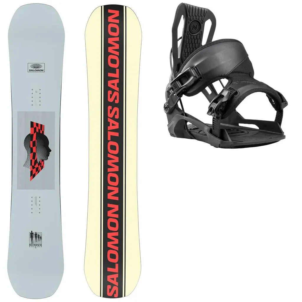 SALOMON Kickback + Fix NIDECKER Flow Nexus /black