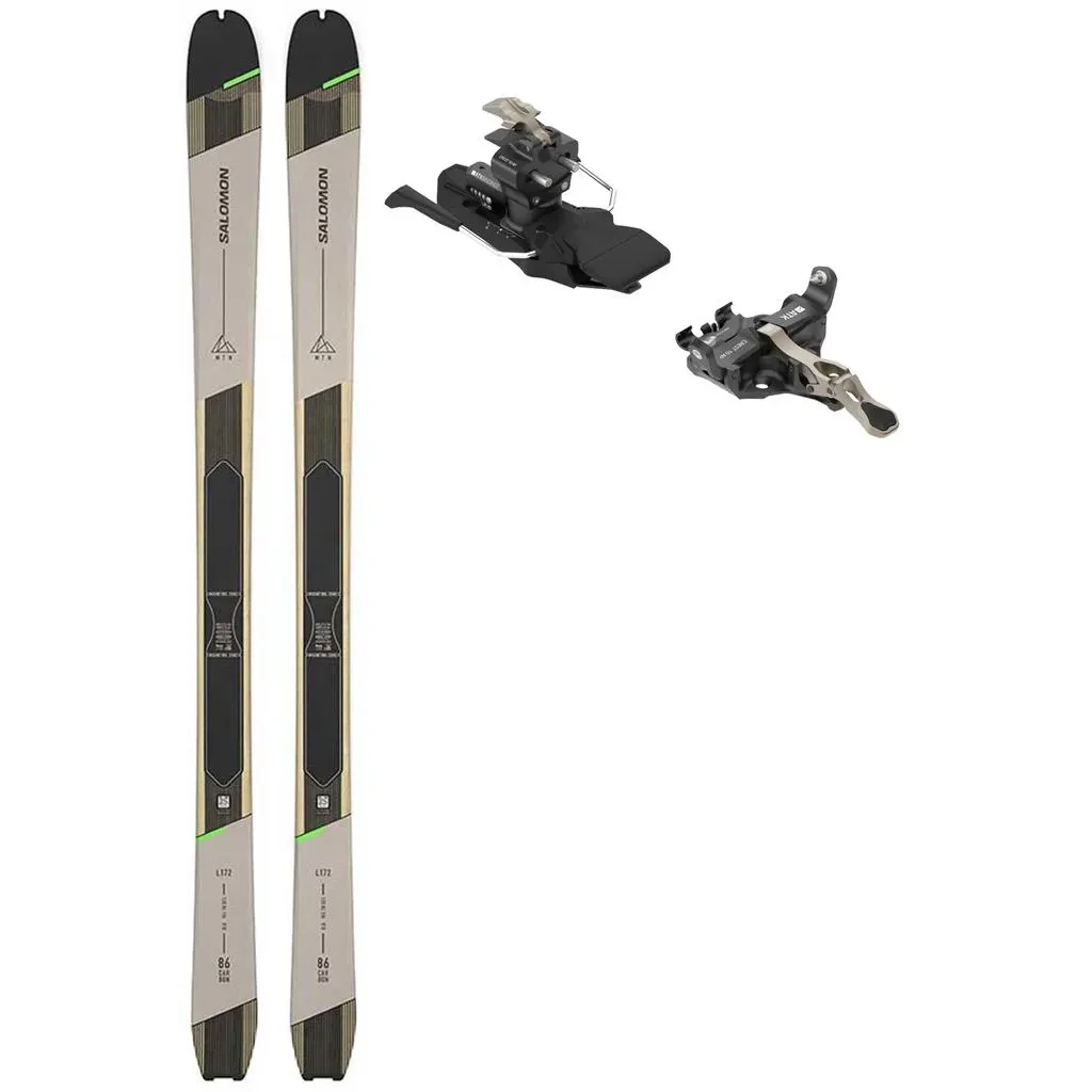 SALOMON Mtn 86 Carbon + Fix ATK Crest 10 /Freins 86 mm /dark bronze