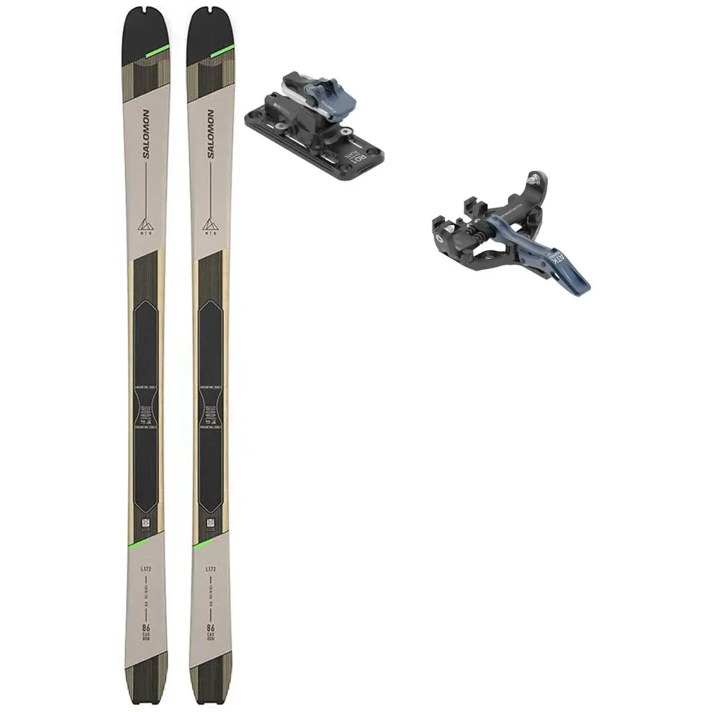 SALOMON Mtn 86 Carbon + Fix ATK Kuluar 12 Superlight /dark blue