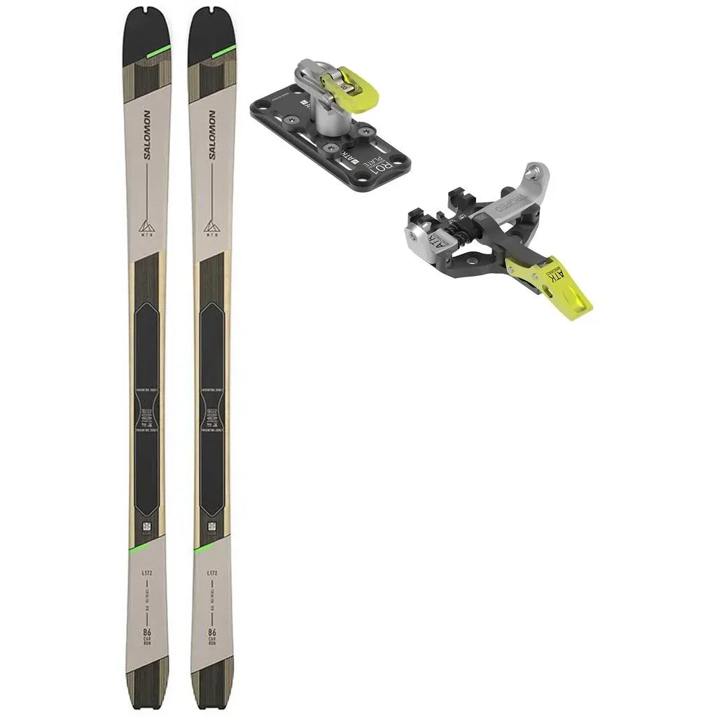 SALOMON Mtn 86 Carbon + Fix ATK Trofeo 8 Plus