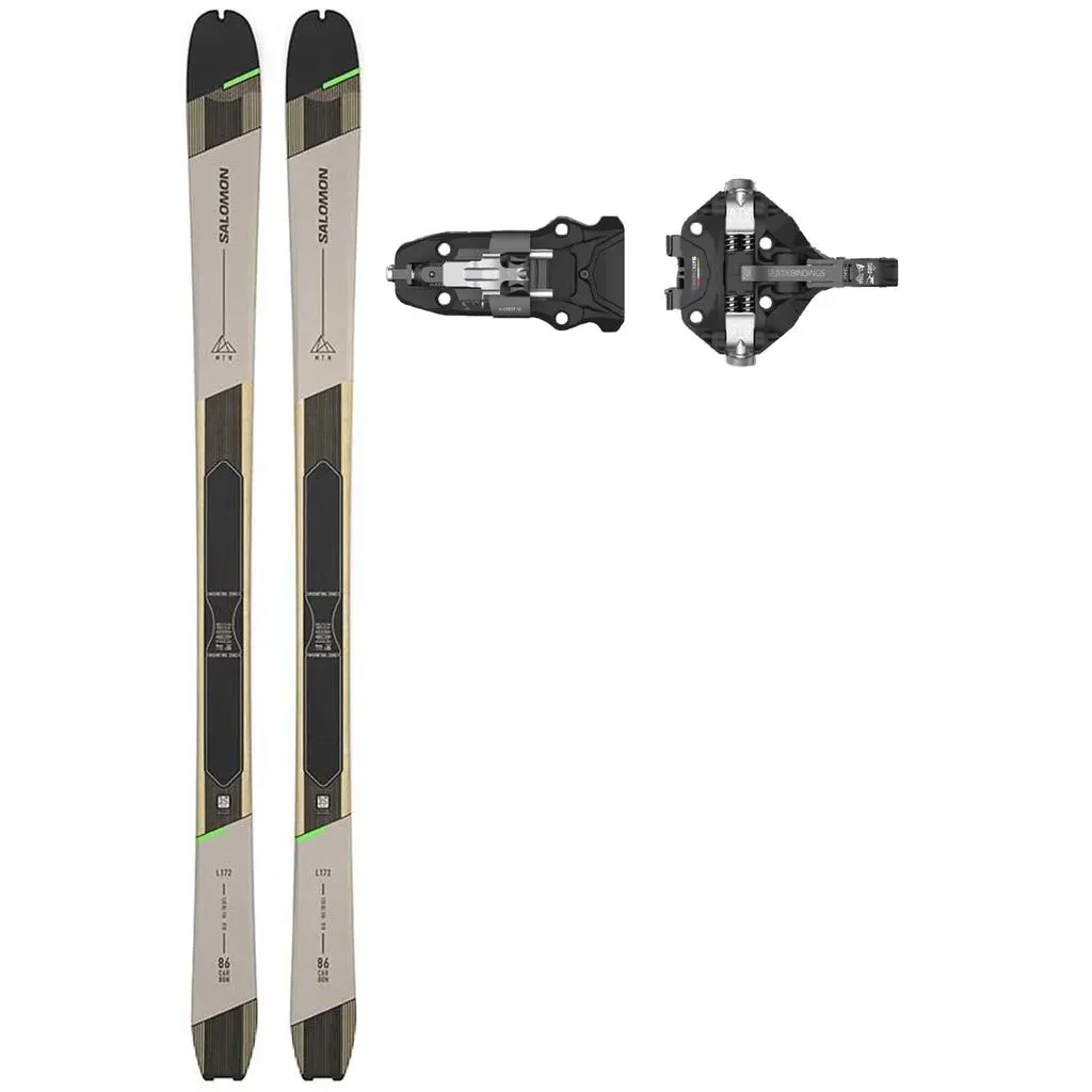 SALOMON Mtn 86 Carbon + Fix ATK V-Crest 10 LT /black titanium