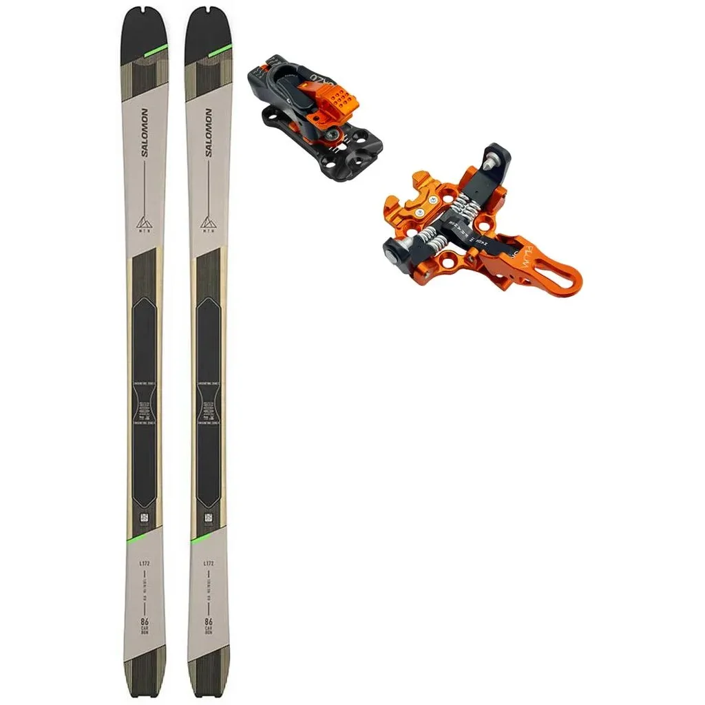 SALOMON Mtn 86 Carbon + Fix PLUM Oazo 8 /orange