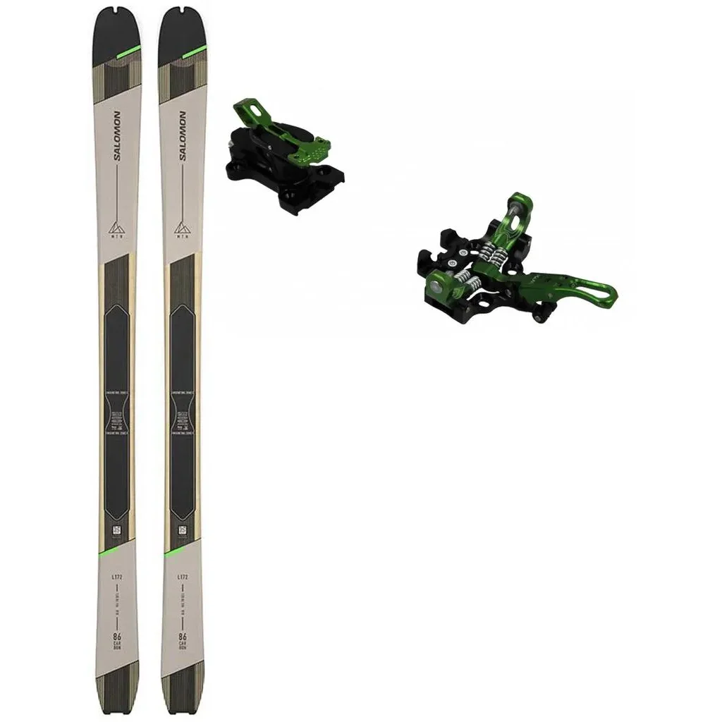 SALOMON Mtn 86 Carbon + Fix PLUM Serak 8 /vert