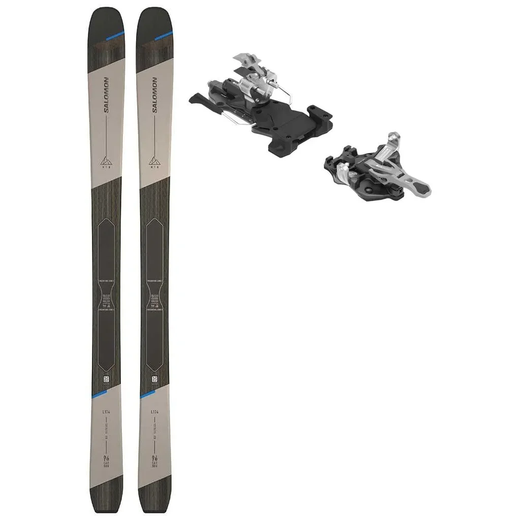 SALOMON Mtn 96 Carbon + Fix ATK Freeraider 15 Evo /freins 102 mm /titanium