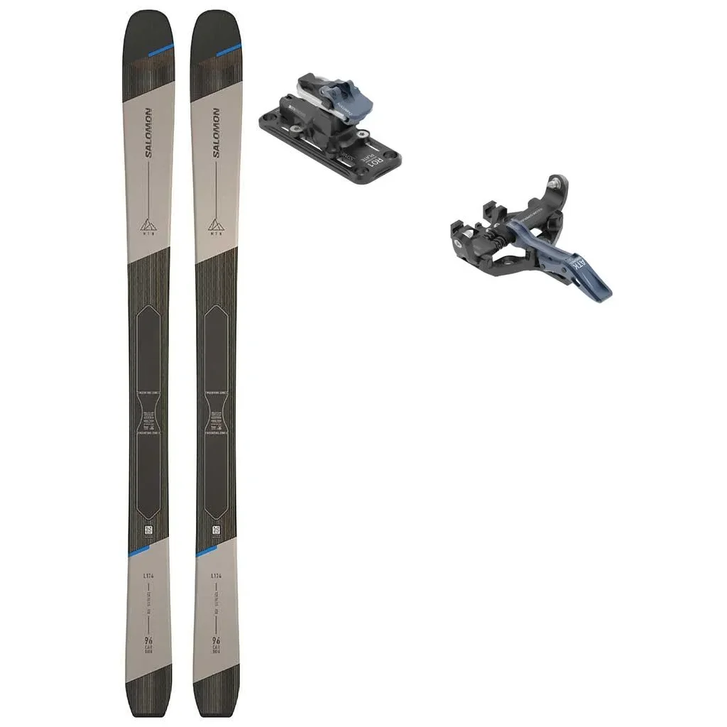 SALOMON Mtn 96 Carbon + Fix ATK Kuluar 12 Superlight /dark blue
