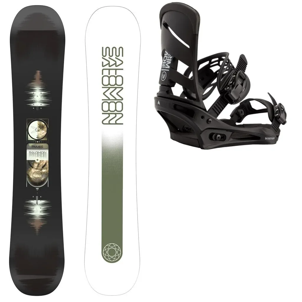 SALOMON Pulse Wide + Fix BURTON Mission /black