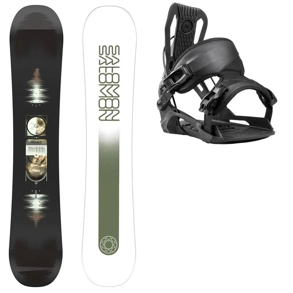 SALOMON Pulse Wide + Fix NIDECKER Flow Nexus /black