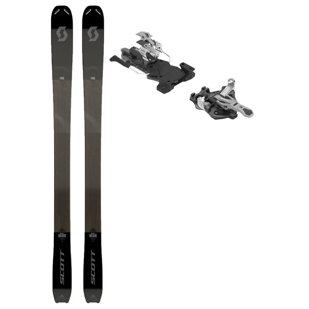 SCOTT Pure Tour + Fix ATK Freeraider 15 Evo /Freins 102 mm /titanium