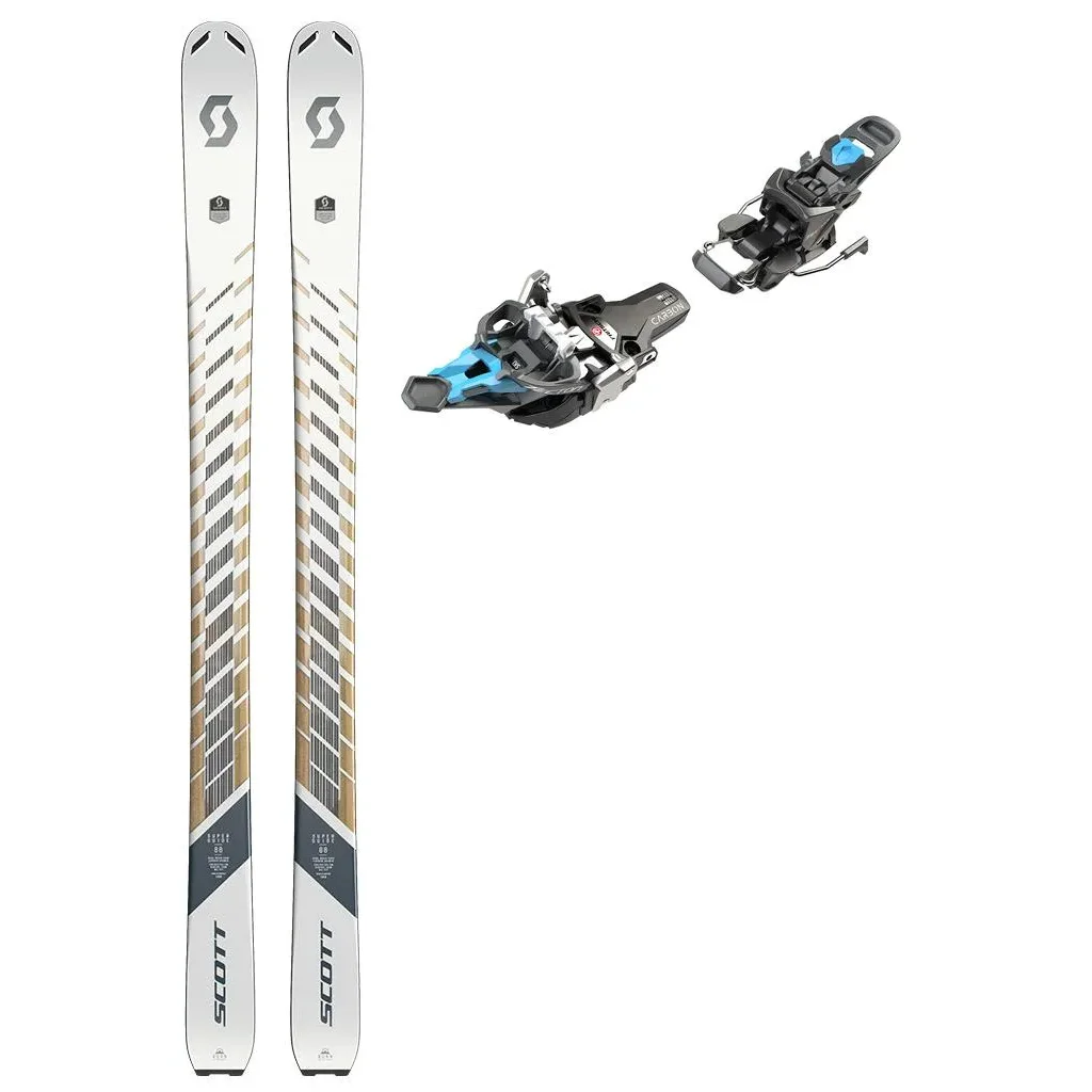 SCOTT Superguide 88 /blanc + Fix FRITSCHI Tecton 13 Carbon /freins 90mm