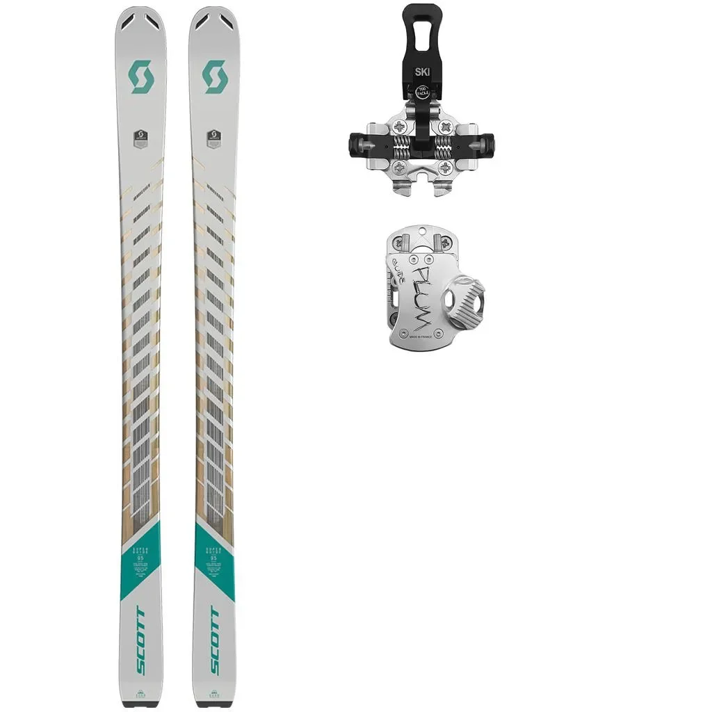 SCOTT Superguide 95 W + Fix PLUM Guide 12 /gris