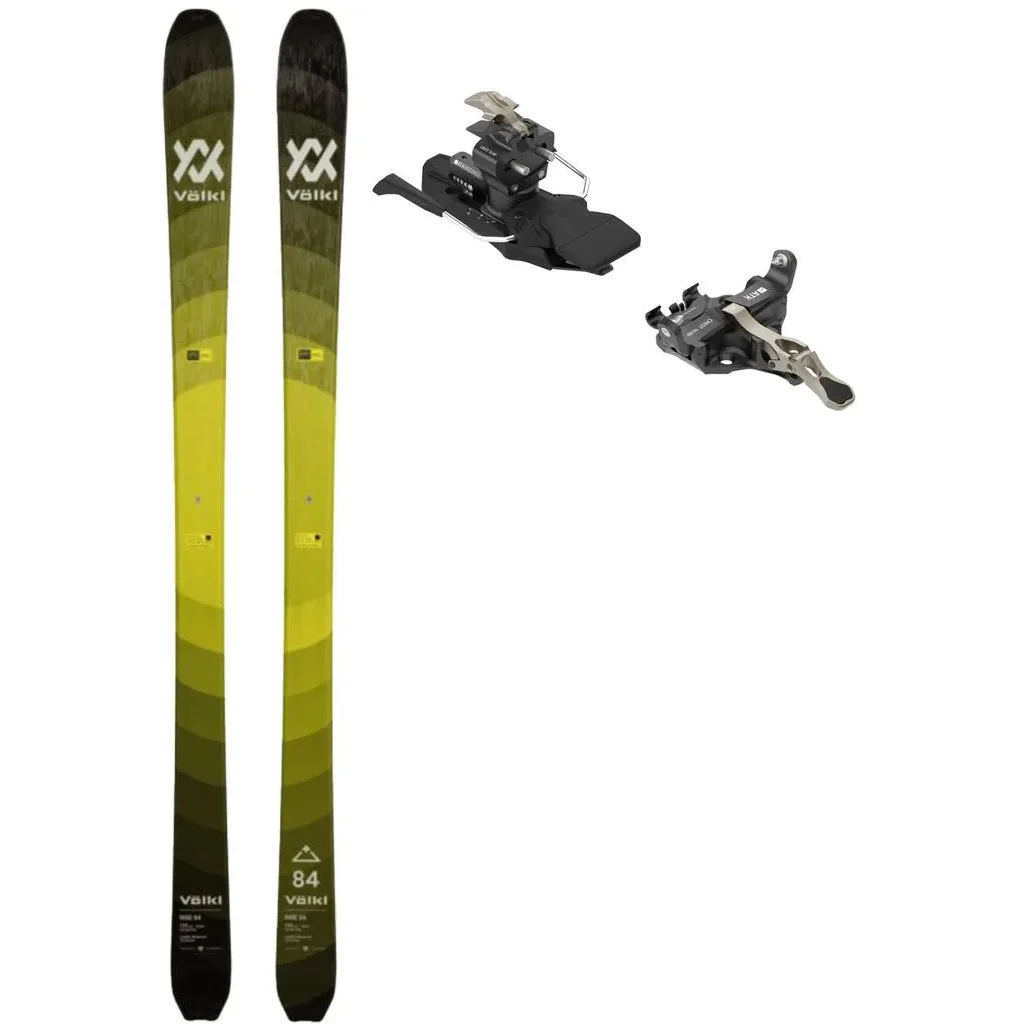 VOLKL Rise 84 /black yellow + Fix ATK Crest 10 /Freins 86 mm /dark bronze