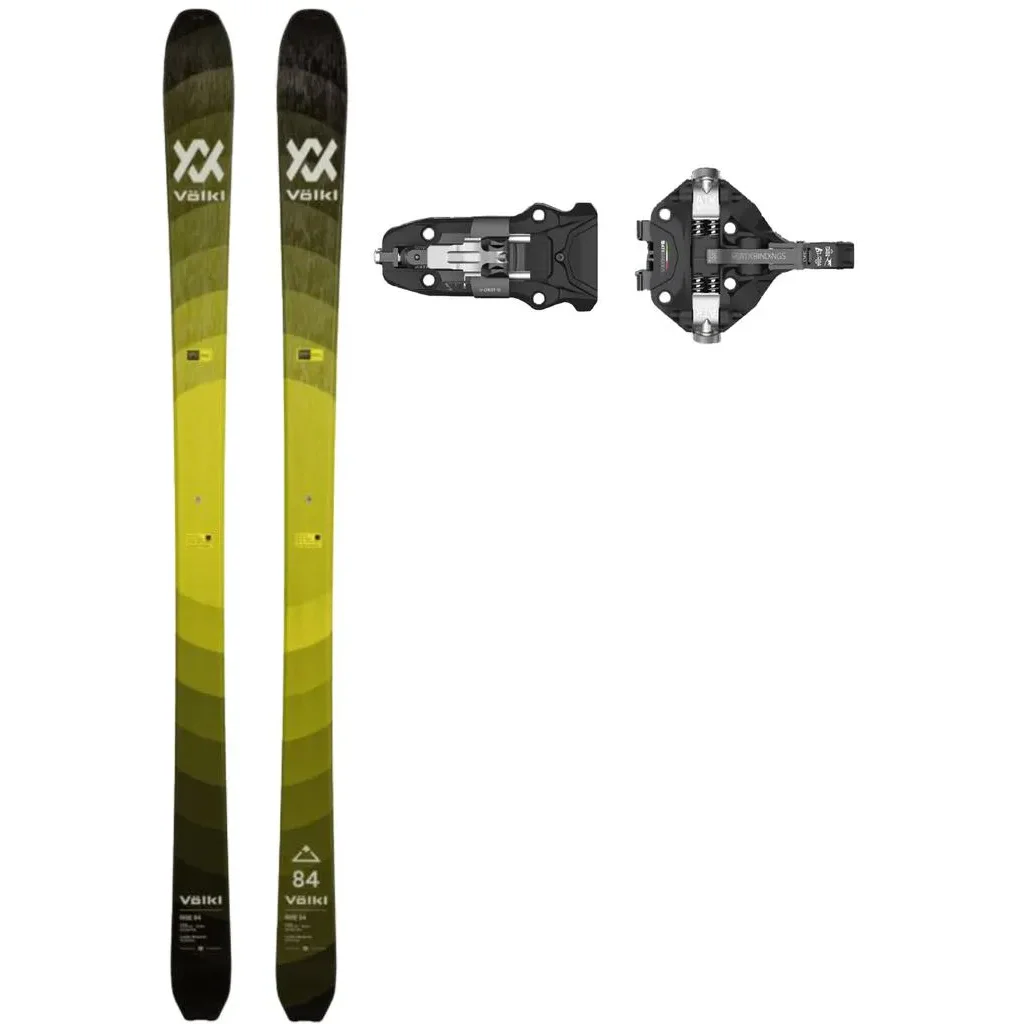 VOLKL Rise 84 /black yellow + Fix ATK V-Crest 10 LT /black titanium