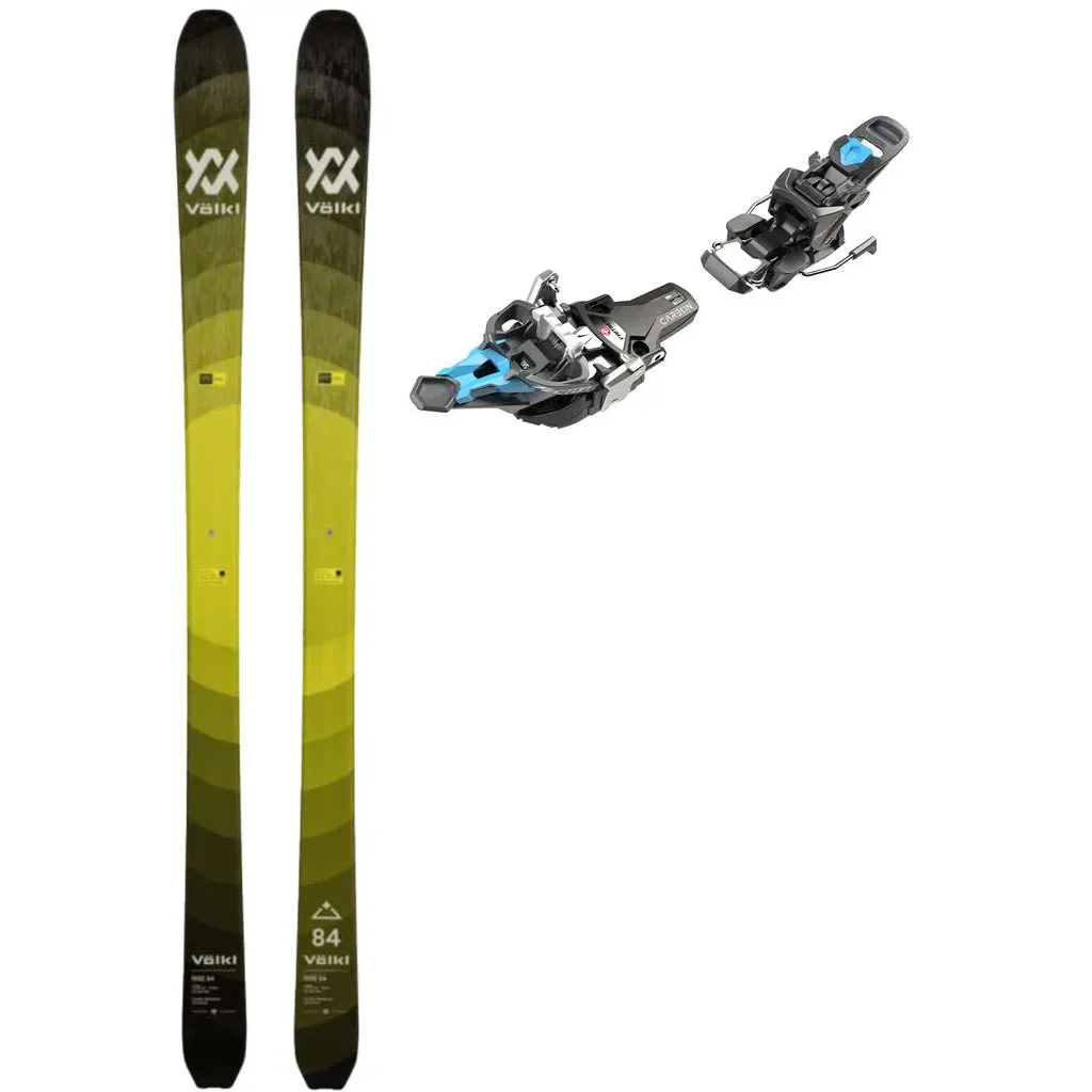 VOLKL Rise 84 /black yellow + Fix FRITSCHI Tecton 13 Carbon /freins 90mm