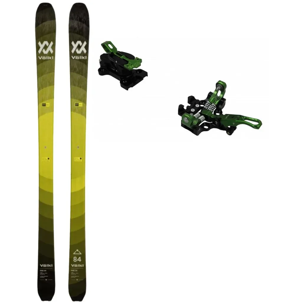 VOLKL Rise 84 /black yellow + Fix PLUM Serak 8 /vert