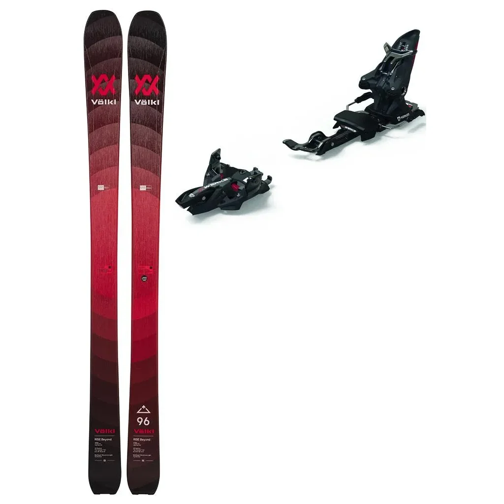 VOLKL Rise Beyond 96 + Fix MARKER Kingpin Mwerks 12 (75-100mm) /noir rouge