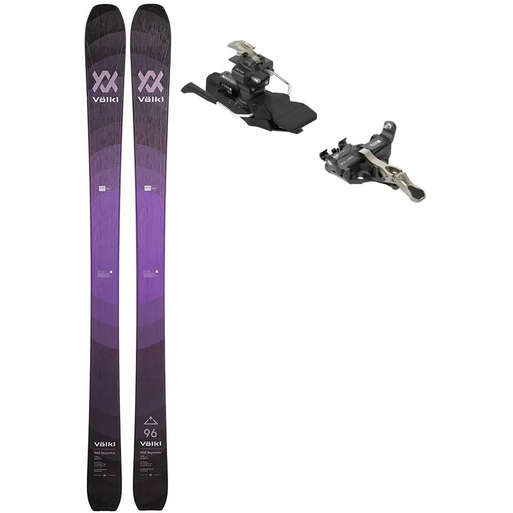 VOLKL Rise Beyond 96 W + Fix ATK Crest 10 /freins 97 mm /foncé bronze