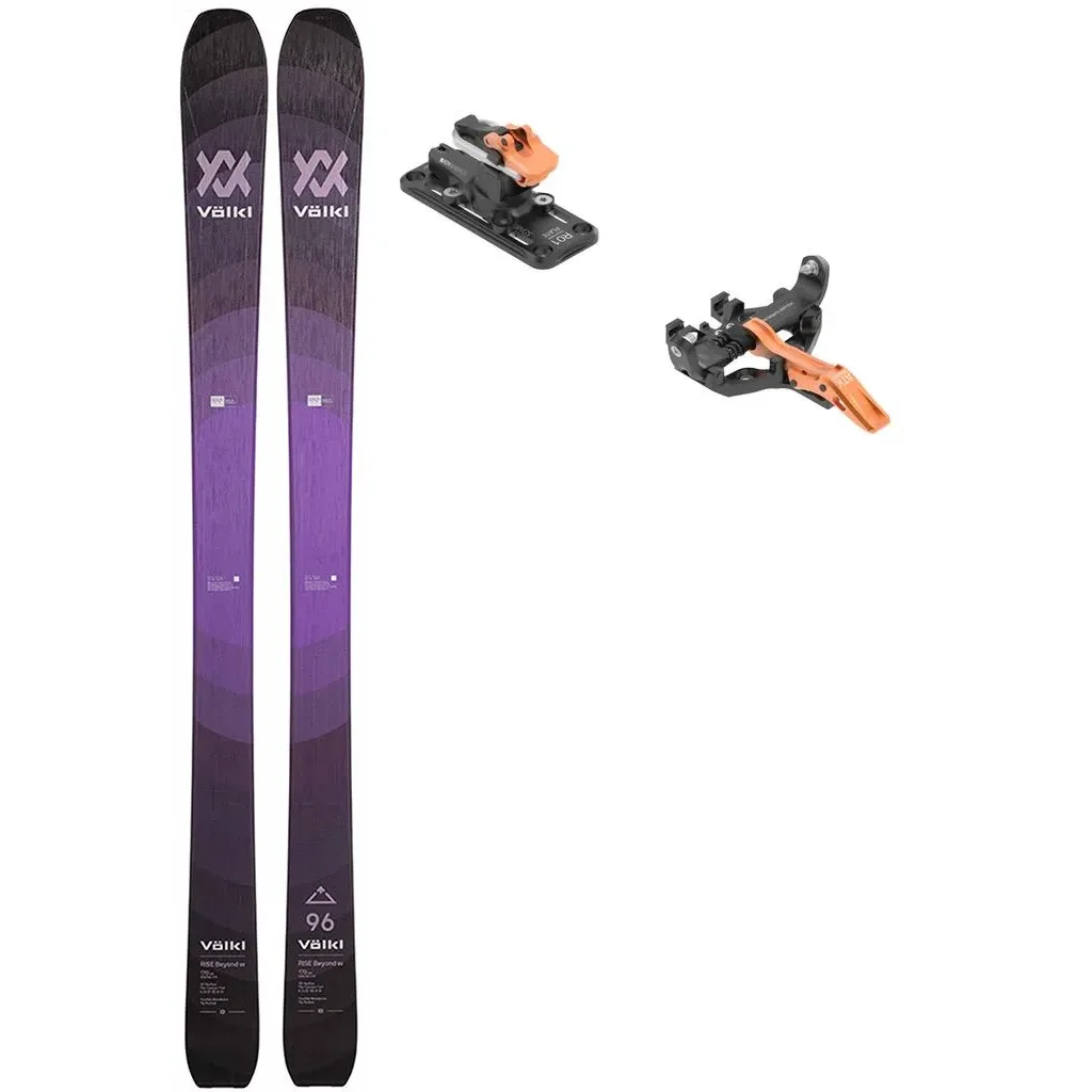 VOLKL Rise Beyond 96 W + Fix ATK Kuluar 10 Superlight /orange